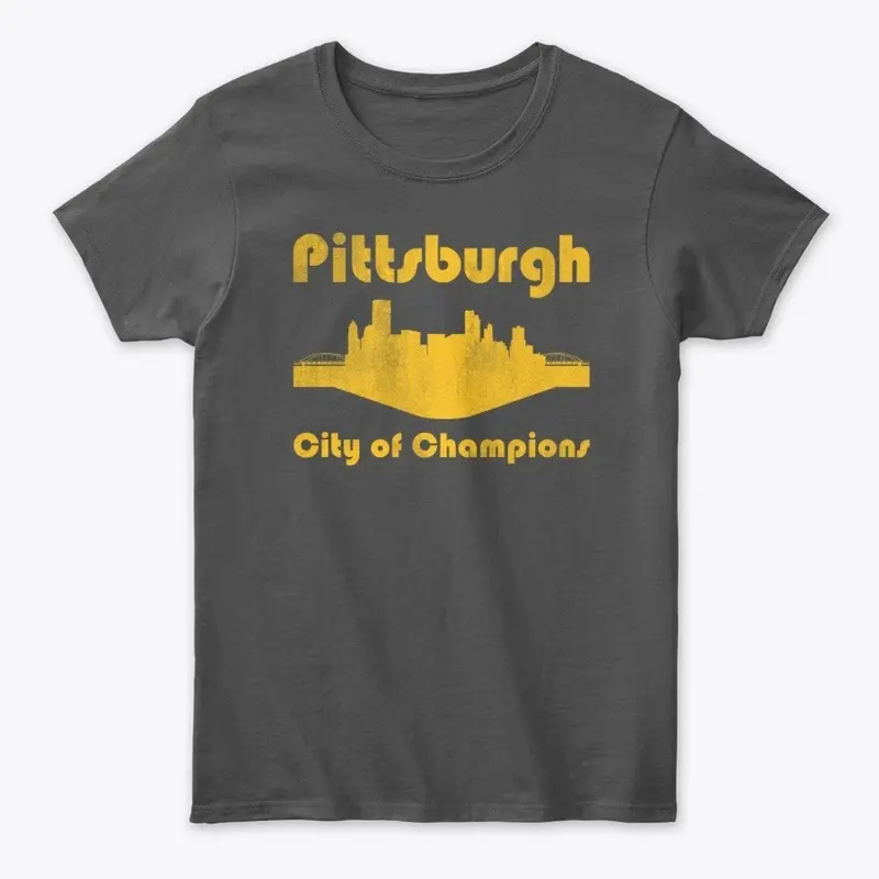 Retro Pittsburgh City of Campions